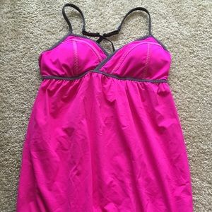 Lululemon  Dance Strap Tank Size 8 Hot Pink/Gray